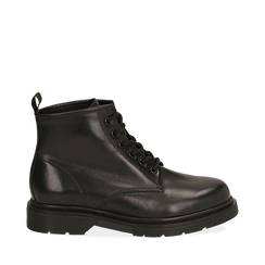 Anfibi neri in pelle, Primadonna, 167729410PENERO035, 001a