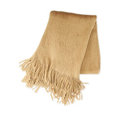 Écharpe enveloppante pour femme en tissu camel, Primadonna, 26B419803TSCAMEUNI, 001a