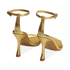 Sandali oro, tacco 10 cm , Primadonna, 192110702LMOROG036, 004 preview