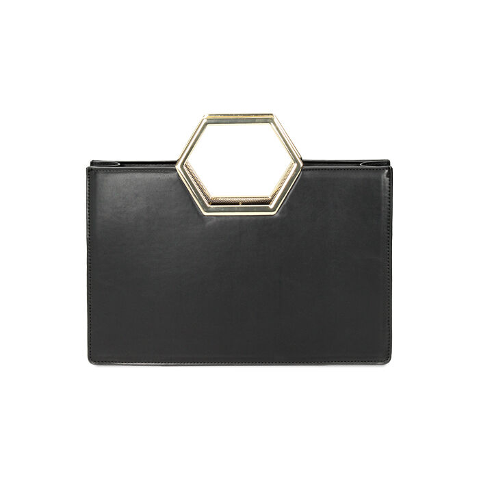 Sac noir carré best sale