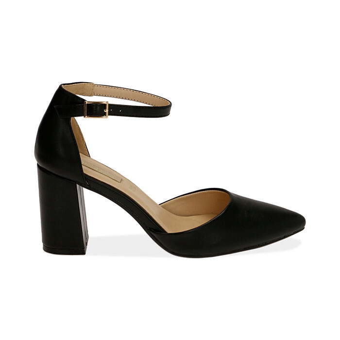 talon noir 8 cm