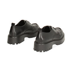 Zapatos de cordones negros mates, Primadonna, 240612614EPNERO035, 003 preview