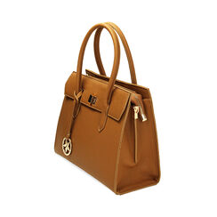 Borsa a mano beige quadrata, Primadonna, 225702482EPBEIGUNI, 002 preview