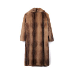 Cappotto in pelo sintetico lungo marrone, Primadonna, 26B404801FUMARRM, 004 preview