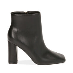 Ankle boots neri, tacco 9 cm , SPECIAL WEEK, 182123001EPNERO037, 001a