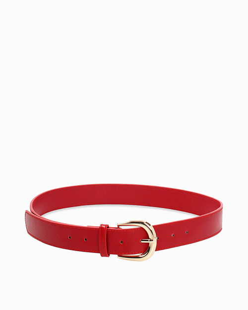 ACCESSORIES BELT SYNTHETIC ROSS, RED
