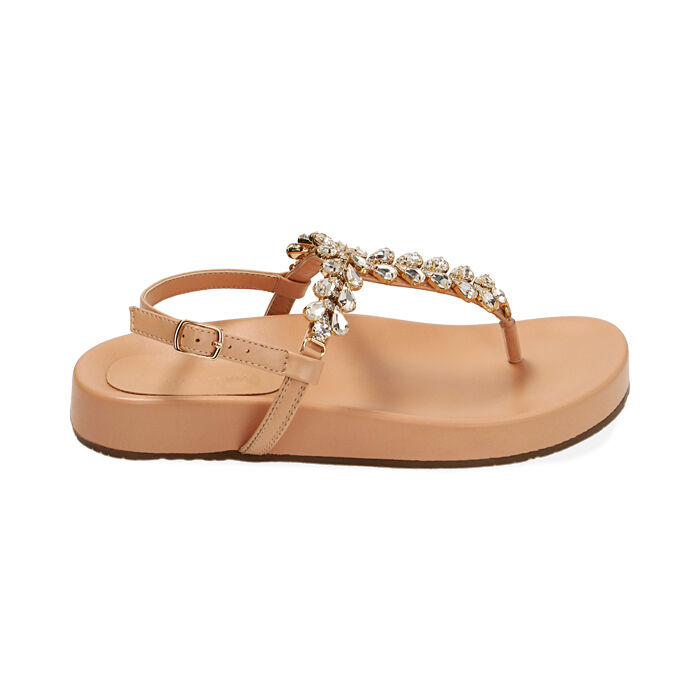 Sandali donna infradito gioiello nude Primadonna Collection