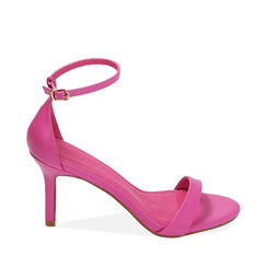 Sandali fucsia, tacco 8,5 cm, Primadonna, 214961505EPFUCS036, 001a