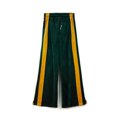 Pantalone tuta in velluto verde-giallo, Primadonna, 261824050VLVEGIM, 001a