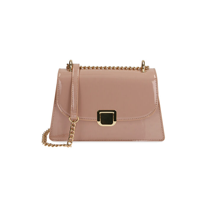 Bolso piel charol nude | Colección Primadonna Collection