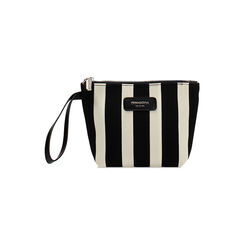 Pochette femme noir et crème en toile, Primadonna, 255125740CANEPAUNI, 001 preview