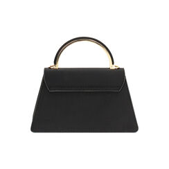 Mini bag donna nera in tessuto, Primadonna, 255126021LYNEROUNI, 004 preview