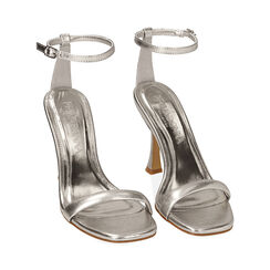 Sandali argento, tacco 10 cm , Primadonna, 192110702LMARGE036, 002 preview