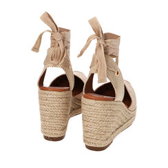 Alpargatas beige en microfibra, Primadonna, 234920101MFBEIG038, 003 preview