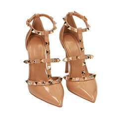 ZAPATOS OPEN SHANK SINTETICO CHAROL NUDE, Primadonna, 212186107VENUDE036, 002a