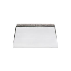 Pochette donna argento a specchio con pietre, Primadonna, 255102426SRARGEUNI, 004 preview