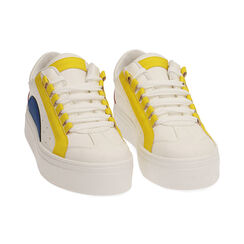Sneakers bianco/giallo, SPECIAL SALE, 19F916057EPBIGI035, 002 preview
