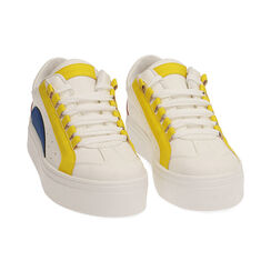 Sneakers bianco/giallo, Primadonna, 19F916057EPBIGI036, 002 preview