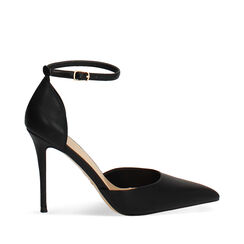 WOMEN SHOES OPEN SHANK SYNTHETIC NERO, Chaussures, 272130678EPNERO035, 001a