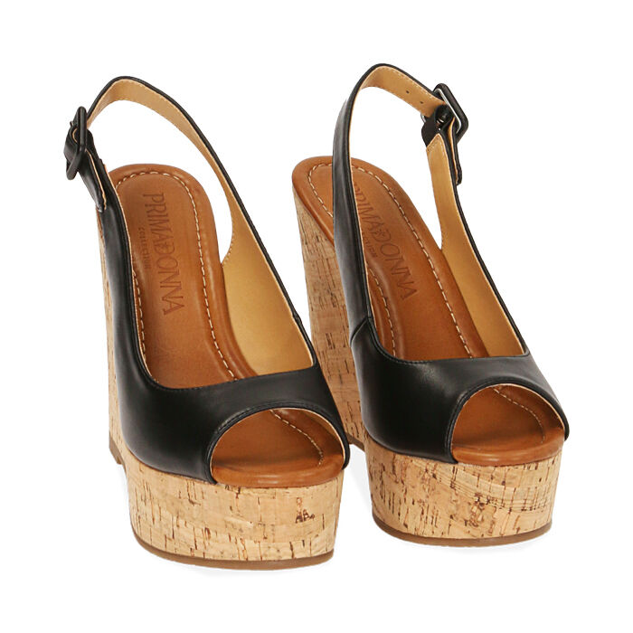 Zeppe nere basse store