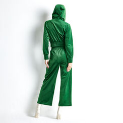 Tuta verde in velluto, Abbigliamento, 22C910012VLVERDM, 003 preview