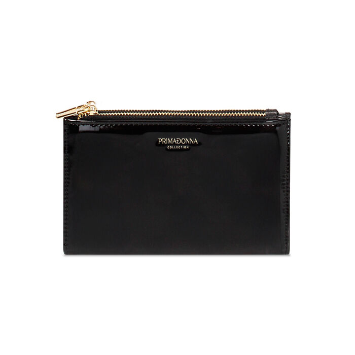 Portafoglio donna nero a cerniera, Primadonna, 255101005VENEROUNI