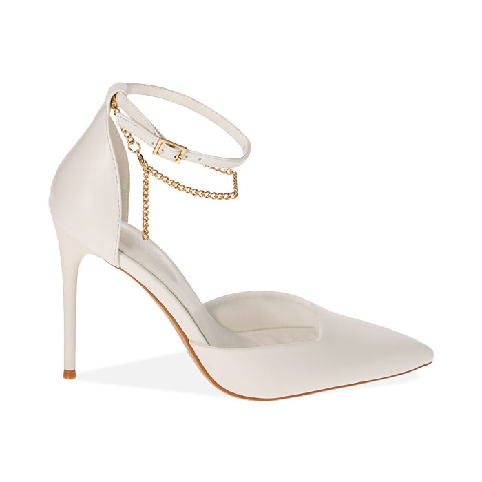 Scarpe tacco bianche hot sale