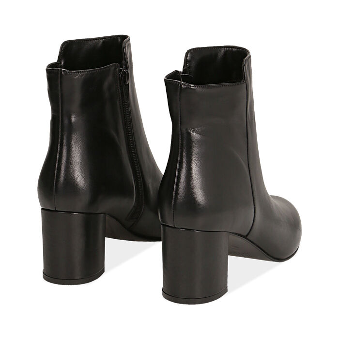 Botines En Color Negro Flash Sales, UP TO 60% OFF | www.copos-school.com