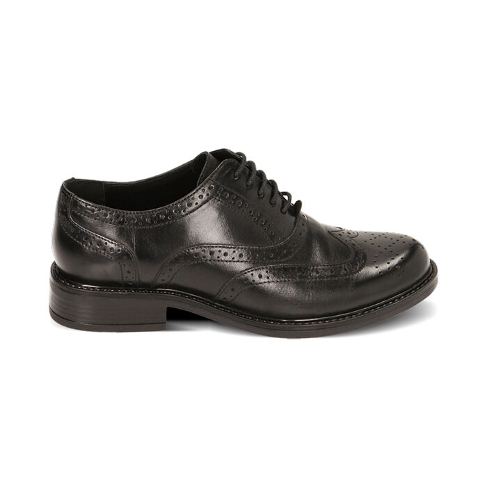 Stringate donna nere in pelle Primadonna Collection