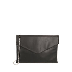BORSA POCHETTE SINTETICO NERO, Primadonna, 215139341EPNEROUNI, 001a