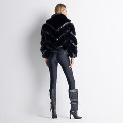ABBIGLIAMENTO PELLICCIA FUR NERO, Primadonna, 226526133FUNEROM, 002a