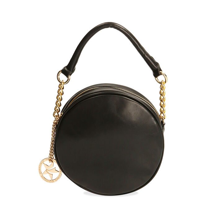 Bolso negro redondo