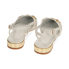 Ballerine slingback bianche, Primadonna, 214974161EPBIAN038, 003 preview