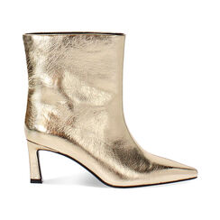 Tronchetto oro laminato, tacco 6,5 cm, Primadonna, 242734203LMOROG036, 001 preview