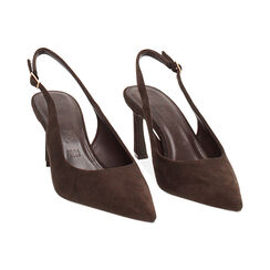Escarpin marron fonc&eacute; talon 7,5 cm, Primadonna, 272110628MFMORO035, 003 preview