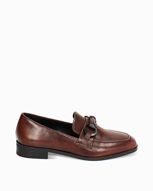 ZAPATOS MOCASIN SINTETICO COGN, COGNAC