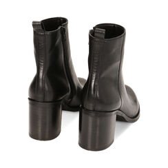 Stivaletti neri in pelle, tacco 7,7 cm, Primadonna, 22O323062PENERO036, 003 preview