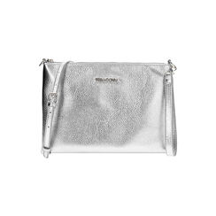 Bolso de mano plateado laminado para mujer, Primadonna, 255125738LMARGEUNI, 001 preview
