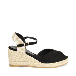 Alpargatas negras tac&oacute;n 7 cm, Primadonna, 274953902MFNERO035, 001a