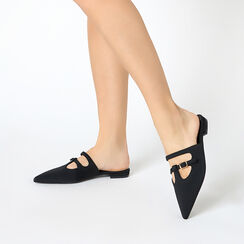 Sabot donna neri in tessuto, Primadonna, 254906055LYNERO035, 002 preview