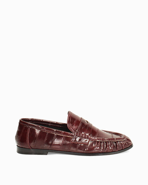 Elegant bordeaux loafer, BURGUNDY