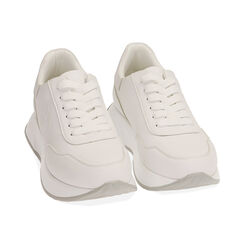 Sneakers bianche, Primadonna, 212816721EPBIAN035, 002 preview
