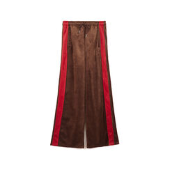Pantalone tuta in velluto rosso-marrone, Primadonna, 261824050VLROMAM, 001a