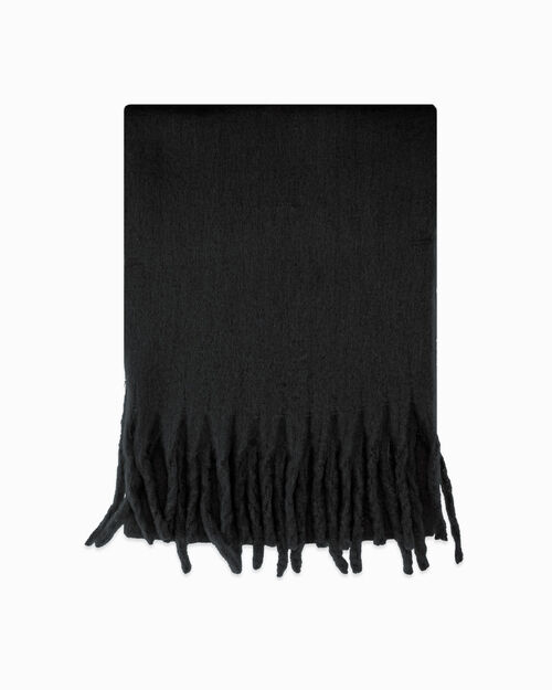 ACCESSOIRES ECHARPE POLYESTER NERO, BLACK
