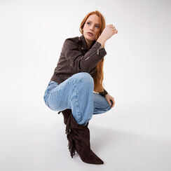 Botines marr&oacute;n oscuro tac&oacute;n 6,3 cm, Primadonna, 274904801MFMORO035, 002 preview