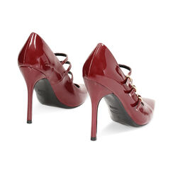 Zapatos de salón cherry en charol, Primadonna, 242186104VECHER036, 003 preview