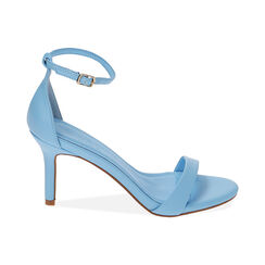 Sandali celesti, tacco 8,5 cm, Primadonna, 214961505EPCELE036, 001 preview