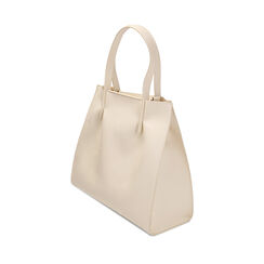 Borsa a spalla panna, Primadonna, 21D202302EPPANNUNI, 002a