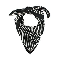 Foulard da donna nero-bainco, Primadonna, 25B462302TSNEBIUNI, 002a