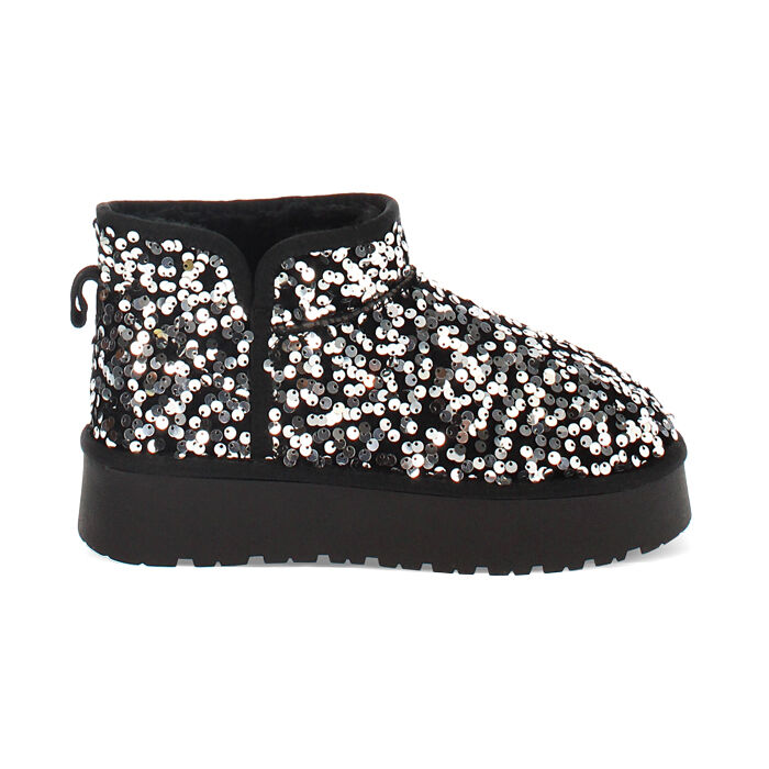 Stivaletto con pellicciotto argento I Primadonna Collection
